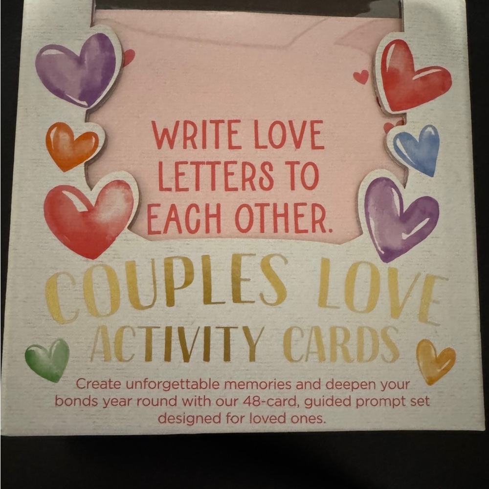 Couples Love Activity Cards - Multicolor